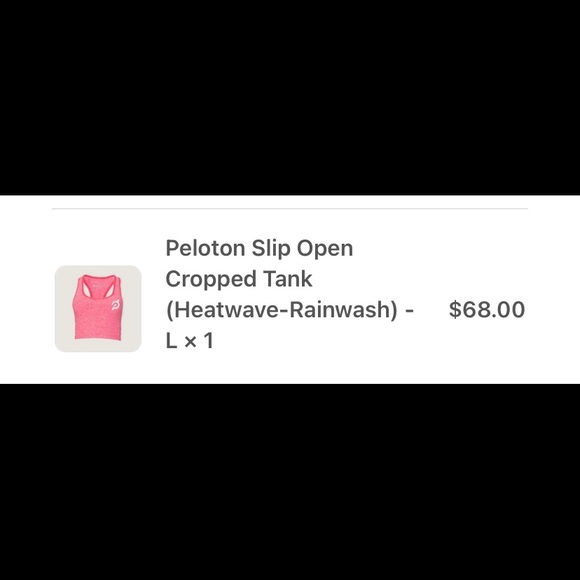 Peloton / BCA pink crop tank